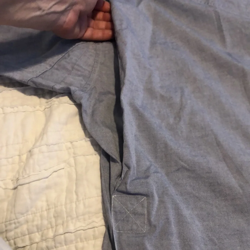 Willis & Geiger Outfitters Blue ButtonSown Mens Size 17.5”, 35 - Picture 9 of 15